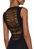 Ego Knit Shredded Dress