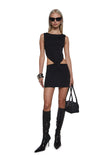 Club Classic Backless Mini Dress