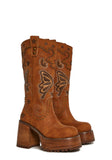 Butterfly Rodeo Western Boots - Copper