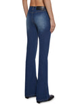 Elle Low Rise Jeans - Light Blue