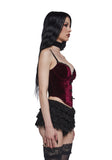 Covet You Corset Top - Burgundy