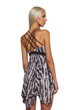 Clear Curiosity Handkerchief Dress - Light Brown