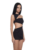 Vigilant Asymmetrical Wrap Dress