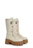 Grunge Trek Hiking Boots - White