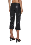 Feel The Rush Leather Capris