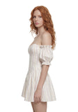 Holding Court Corset Dress - White
