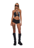 Obscure Visions Tie Dye Halter Top