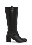 Luster Vegan Leather Boots - Black