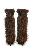 Strut Era Faux Fur Lace Up Boots