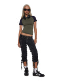 Texting Back Low Rise Pants