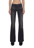 Elle Low Rise Jeans - Black