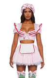 Strawberry Confection Girl Costume