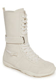 Rocky High-Top Boxing Sneaker - White