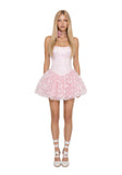 Butterfly Delight Strapless Mini Dress