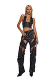 Moto Dickini Top - Black