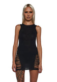 Ego Knit Shredded Dress