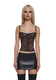 Hot Chase Corset Top - Leopard