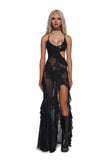 Rebel Mon Amour Maxi Dress - Black
