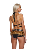 Total Party Faux Fur Belt