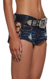 Crystal studded belt