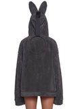 Labubu Sherpa Jacket - Gray