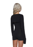 Sudden Silence Romper And Shrug Set