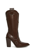 Basic Present Perfect Cowgirl Boot - Brown