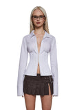 Office Siren Blouse - White
