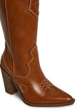 Basic Present Perfect Cowgirl Boot - Carmel
