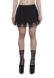 Wicked Lace Pleated Skirt