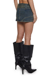 Norah Micro Skort - Denim