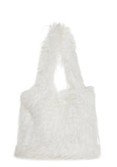Star Dream Faux Fur Shoulder Bag - White