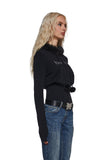 Logo Hoodie With Faux Fur Trim