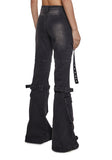 Level Up Cargo Fitted Jeans - Black