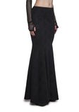 Dark Elegance Corset Maxi Skirt