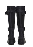 Low Traitor Knee High Boots - Black