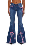 Amazed Babe Flared Jeans