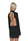 Secret Key Backless Dress