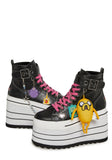 Adventure Time Charm Platform Sneakers