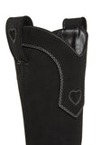 Basic Present Perfect Cowgirl Boots - Black