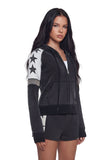 Starry Zip Up Hoodie