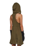 Outro Hooded Woven Dress