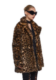 Hunt You Down Leopard Faux Fur Jacket