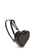 Reckless Devotion Studded Backpack - Black