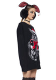 Purrfect Present Oversized Sweater