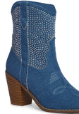 Cowgirl Ways Western Boots - Blue