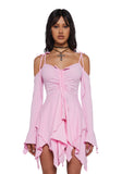 F is For Fairies Handkerchief Dress - Pink