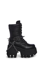 World On Edge Combat Boots