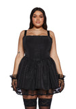 Plus Magic Moves Corset Dress - Black