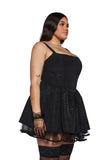 Plus Magic Moves Corset Dress - Black